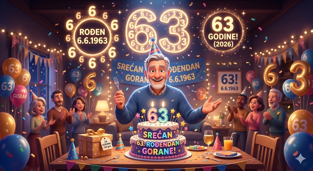 Srećan 63. rođendan!